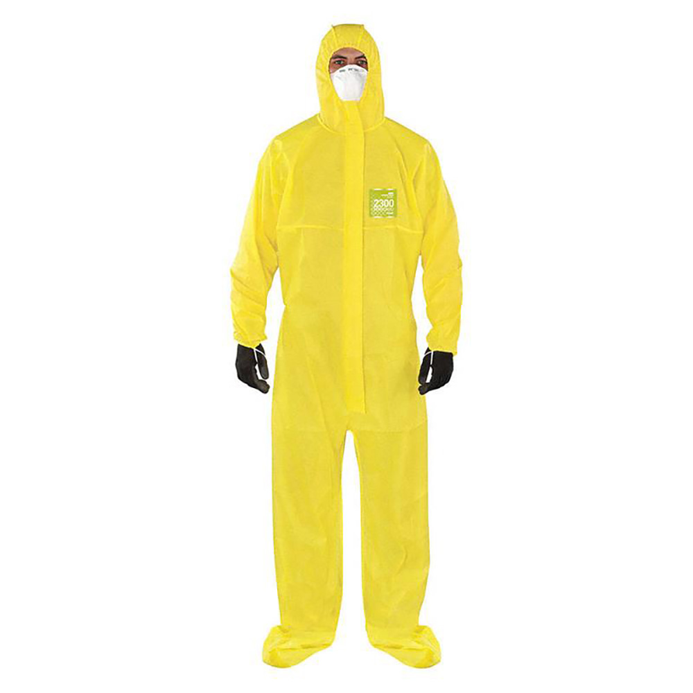 MICROCHEM 2300 HOODED SOCKED COVERALL - Chemical Protective Apparel